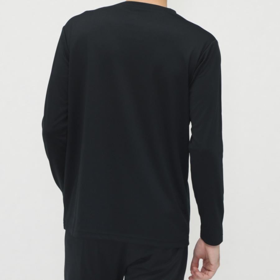 hummel（ヒュンメル） メンズ 長袖 機能 Tシャツ ワンポイントロングT