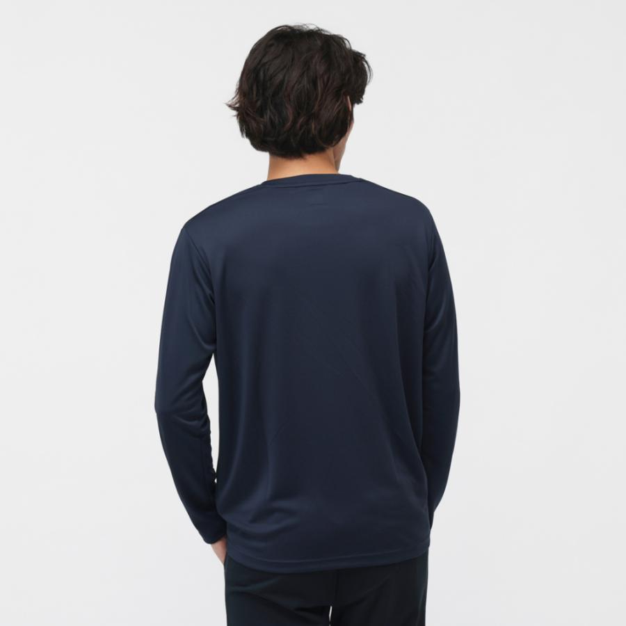 hummel（ヒュンメル） メンズ 長袖 機能 Tシャツ ワンポイントロング