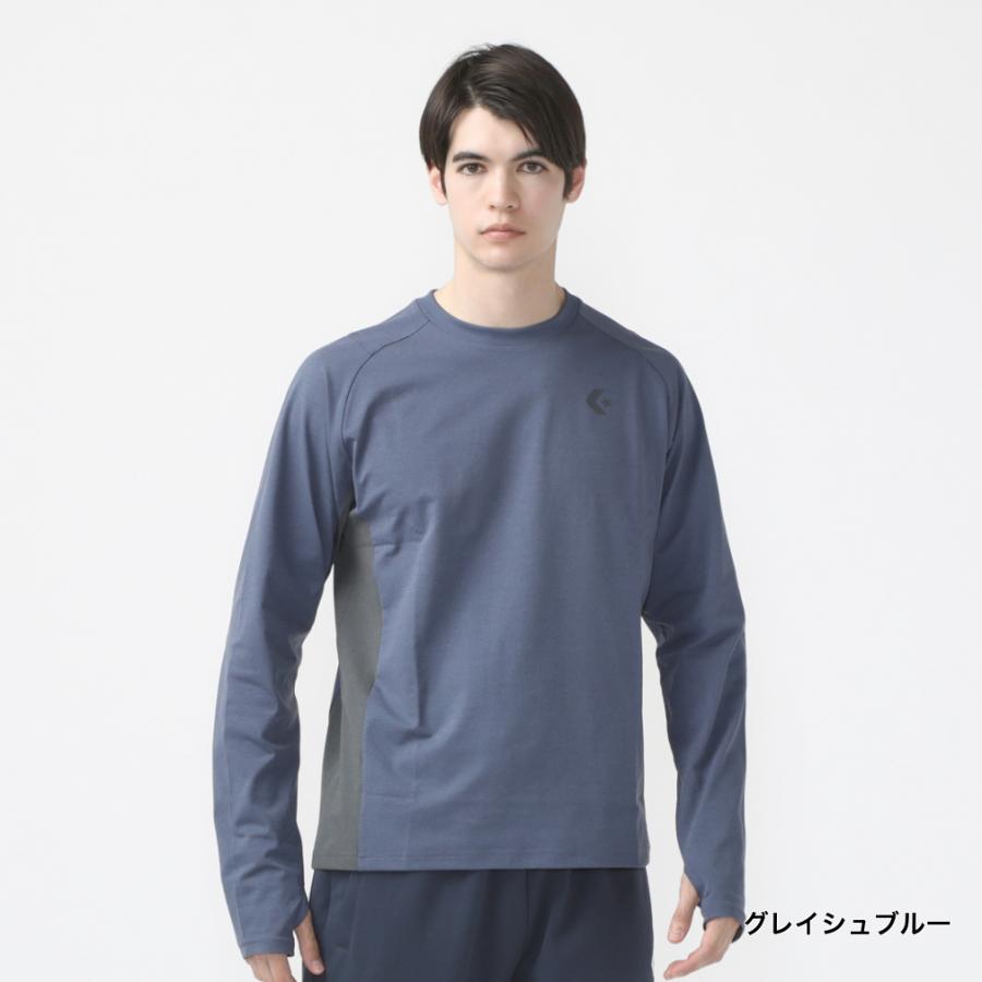 コンバース メンズ 長袖 機能 Tシャツ CS DRY LS TEE 4030003スポーツウェア Converse｜alpen-group｜02