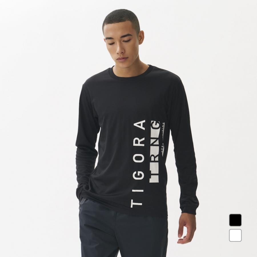TIGORA（ティゴラ） メンズ 長袖 機能 Tシャツ ドライメッシュロングT