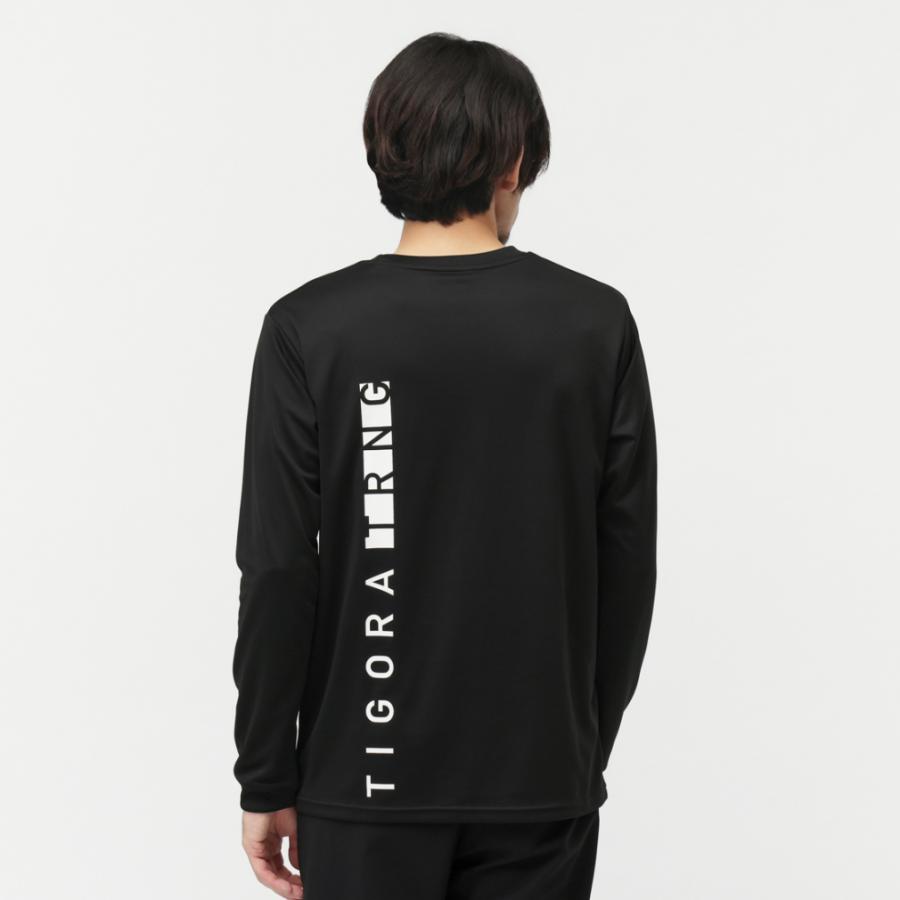 TIGORA（ティゴラ） メンズ 長袖 機能 Tシャツ ドライメッシュロングT