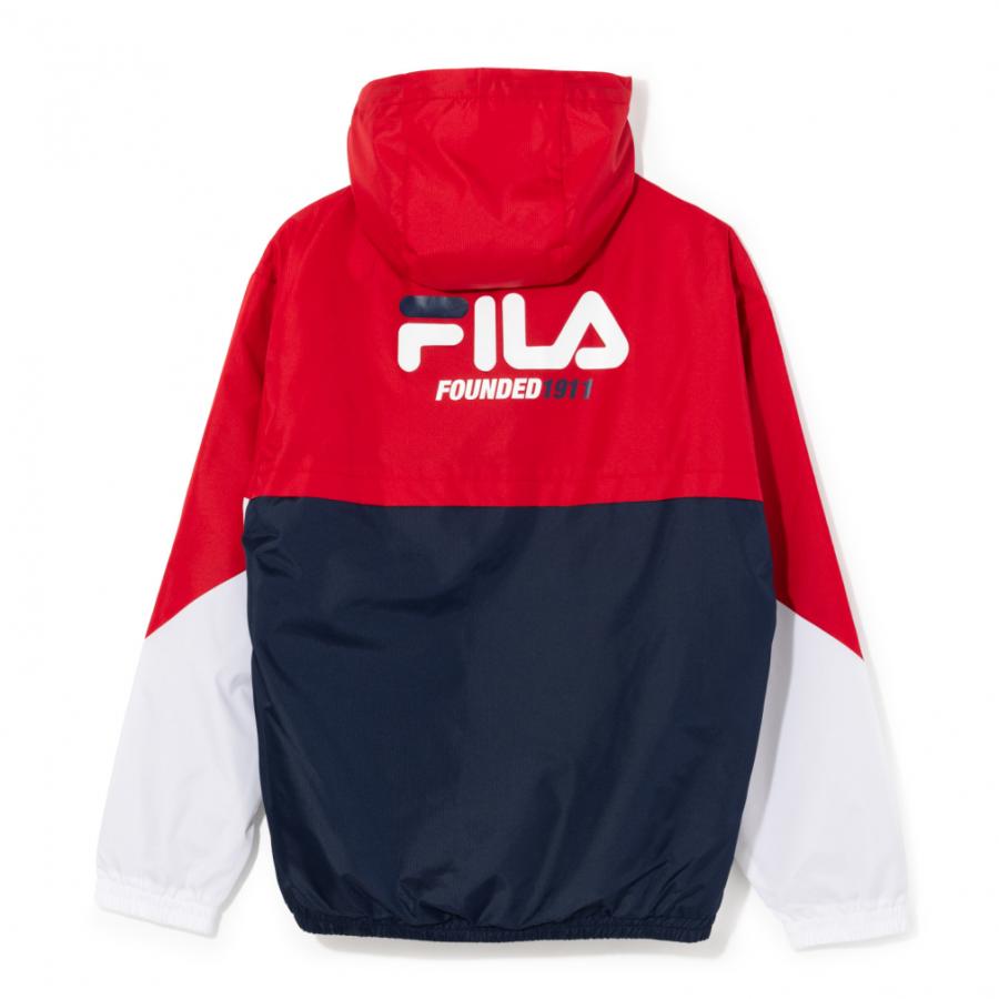 FILA（フィラ） メンズ ウインドジャケット メンズ裏トリコット起毛