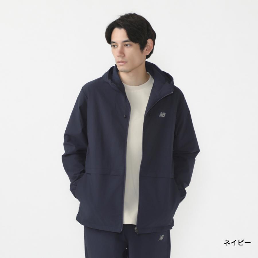 ニューバランス THE CITY メンズ ウインドジャケット フーデッド 