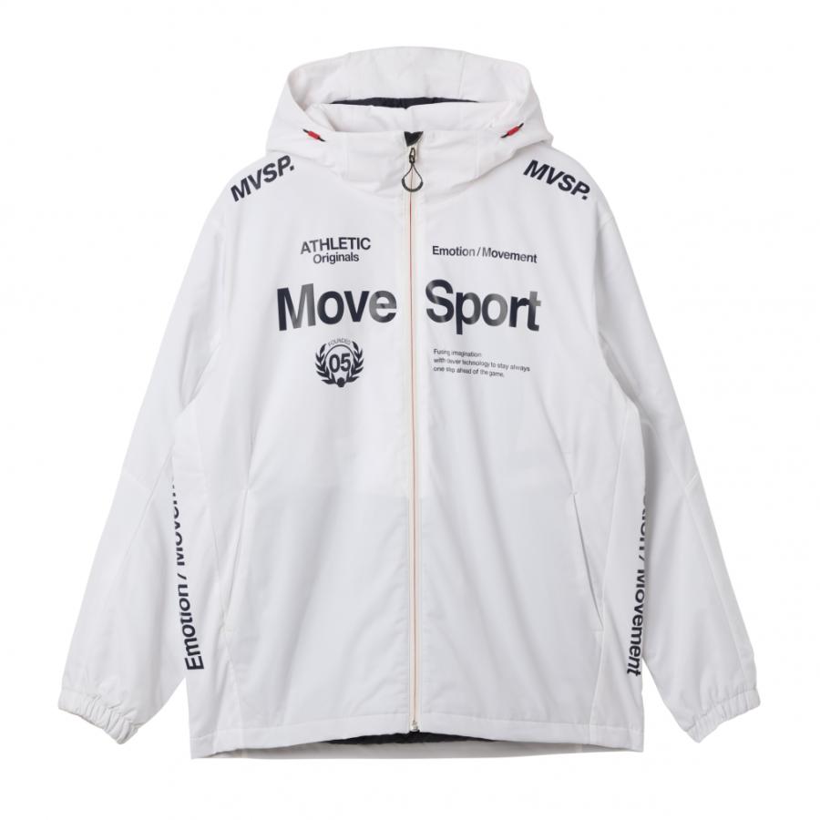 デサント★EKS +THERMO フーディ ジャケット ホワイト Mサイズ デサント☆EKS +THERMO フーディ ジャケット ホワイト Mサイズ