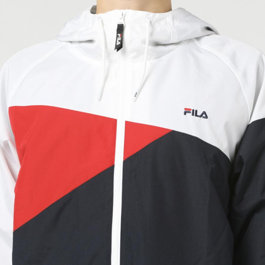 FILA（フィラ） メンズ ウインドジャケット 撥水裏トリコットウィンド