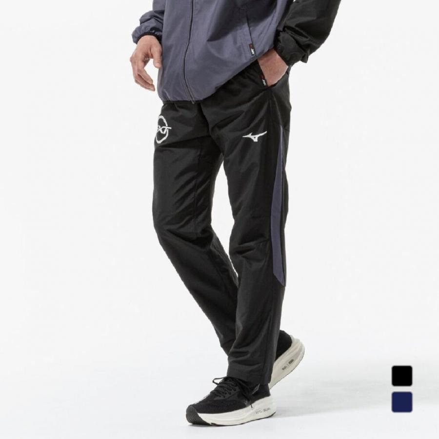 [ミズノ] トレーニングウェア N-XT ウィンドブレーカーパンツ スリムフィット 撥水 32JF2220 メンズ ドレスネイビー×ガンメタル Sサイズ MIZUNO（ミズノ） メンズ ウインドパンツ N-XT ウィンドブレーカー