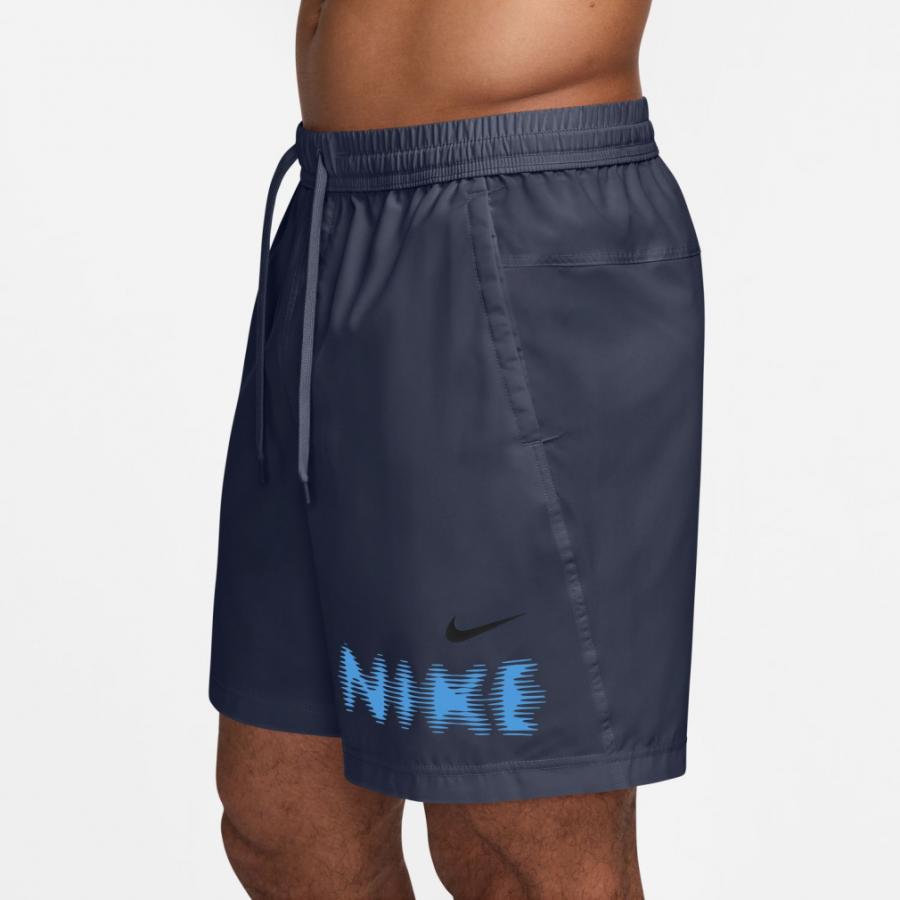 Nike ハーフパンツ ブラック/ブルー　ナイキ　サイズL NIKE（ナイキ） メンズ ウインドハーフパンツ DF FORM 7IN UL ショート