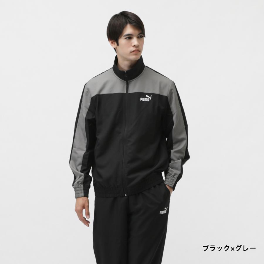 PUMA プーマ メンズ ウインド 上下セット ウーブン カラー