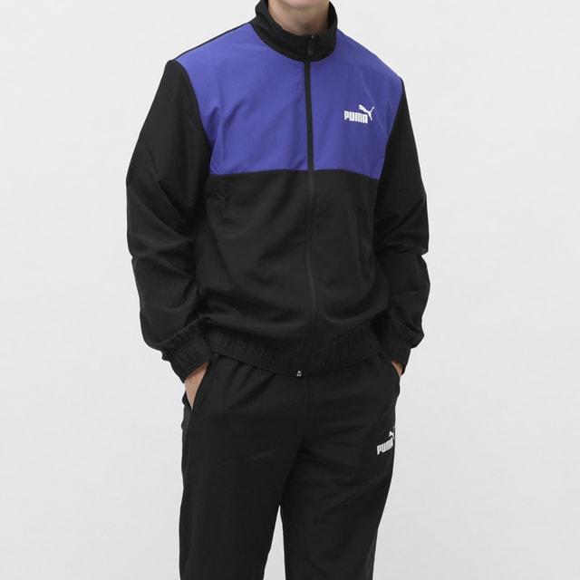 PUMA（プーマ） メンズ ウインド 上下セット ウーブン カラーブロック