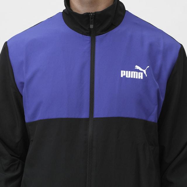 PUMA（プーマ） メンズ ウインド 上下セット ウーブン カラーブロック