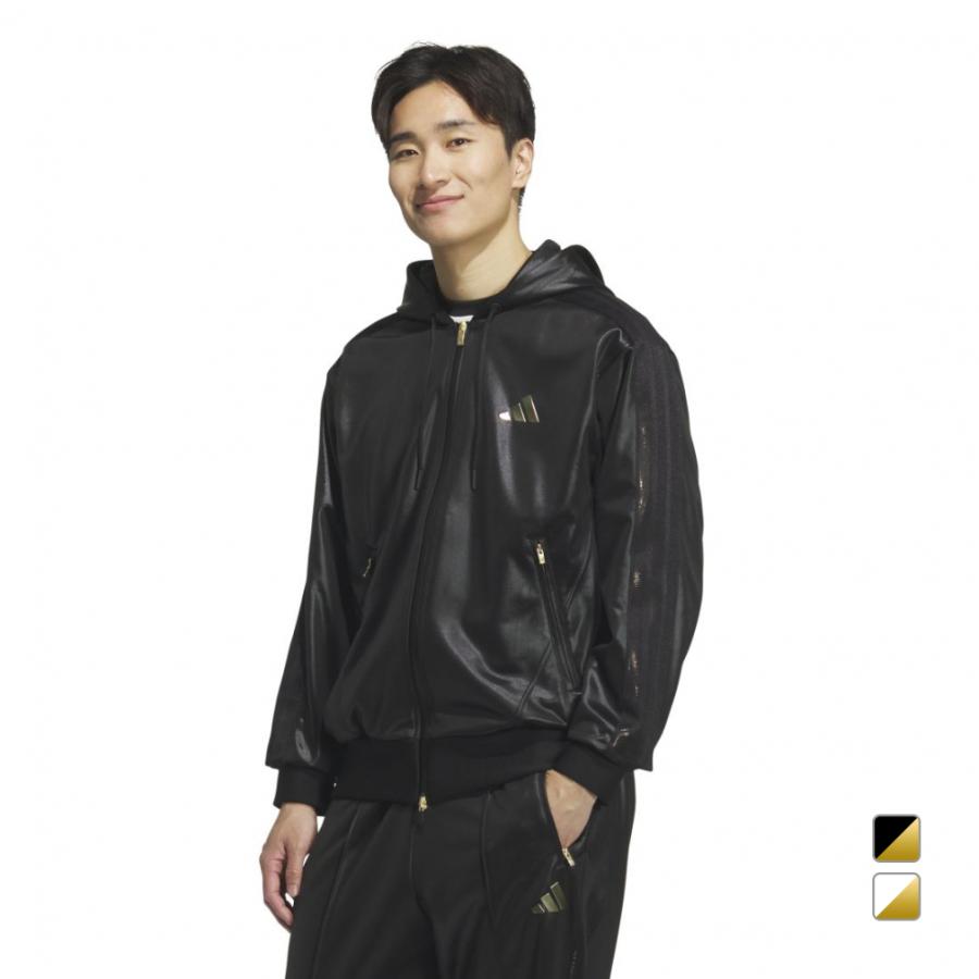 新品　adidas ：ニットジャケット(ブラック) adidas アディダス メンズ ニットジャケット Staygold ルーズ