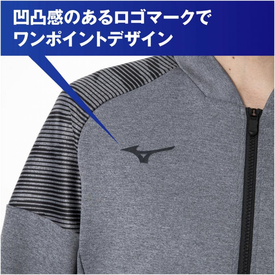 MIZUNO（ミズノ） メンズ ニットジャケット ストレッチ スウェット