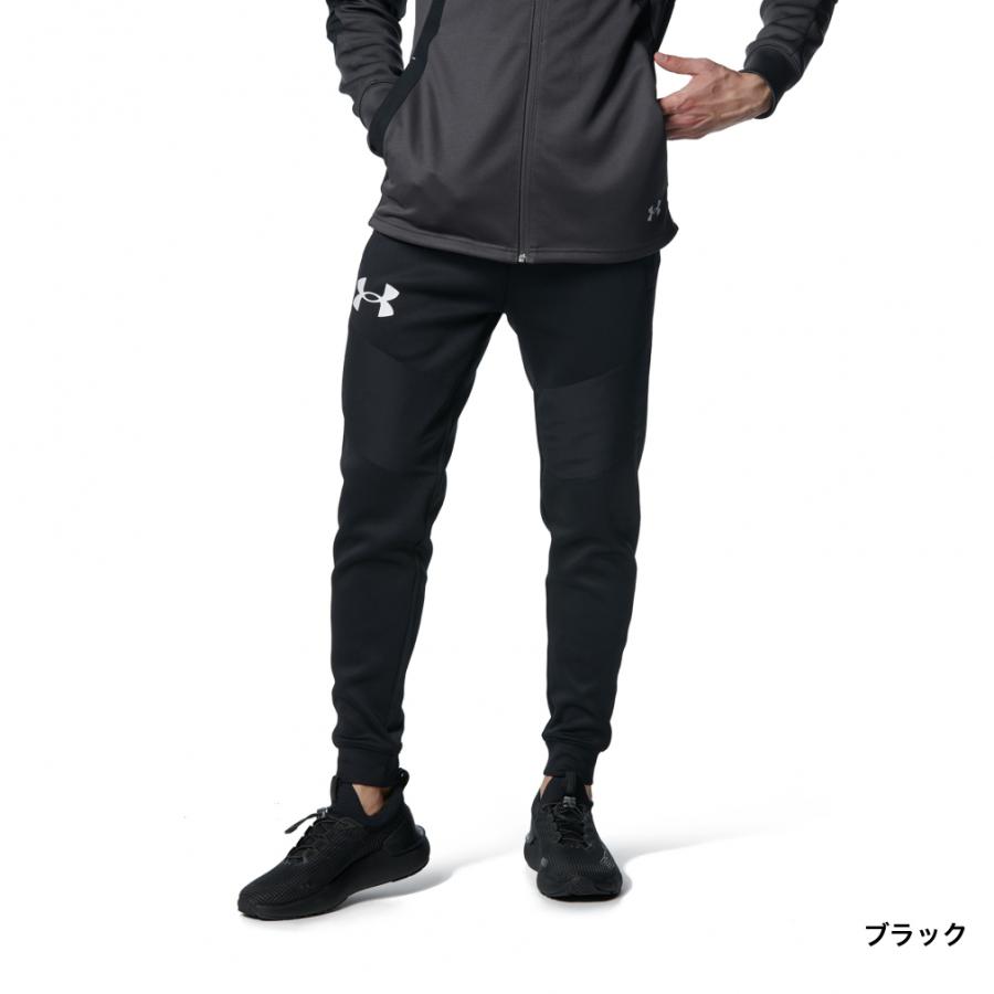 アンダーアーマー メンズ ニットパンツ UAアーマーニット ハイブリッド ジョガーパンツ 1381342 スポーツウェア UNDER ARMOUR｜alpen-group｜02