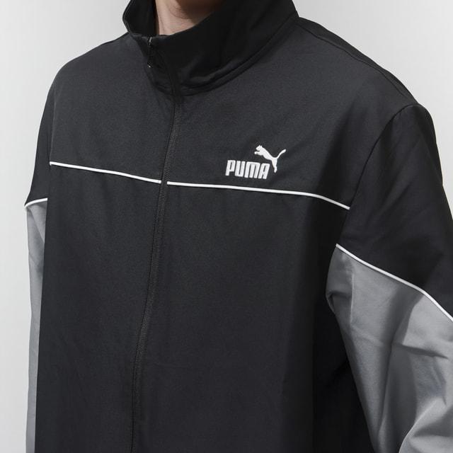PUMA（プーマ） メンズ ジャージ 上下セット ウーブン カラーブロック