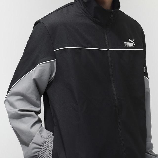 PUMA（プーマ） メンズ ジャージ 上下セット ウーブン カラーブロック