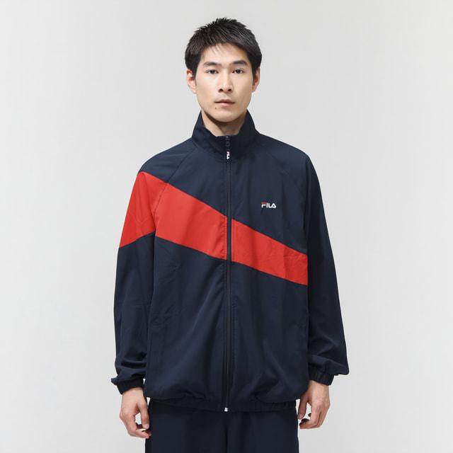 FILA（フィラ） メンズ クロスジャケット メンズトラックジャケット
