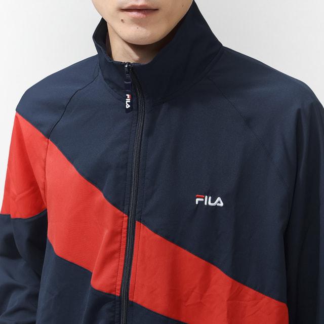 FILA（フィラ） メンズ クロスジャケット メンズトラックジャケット
