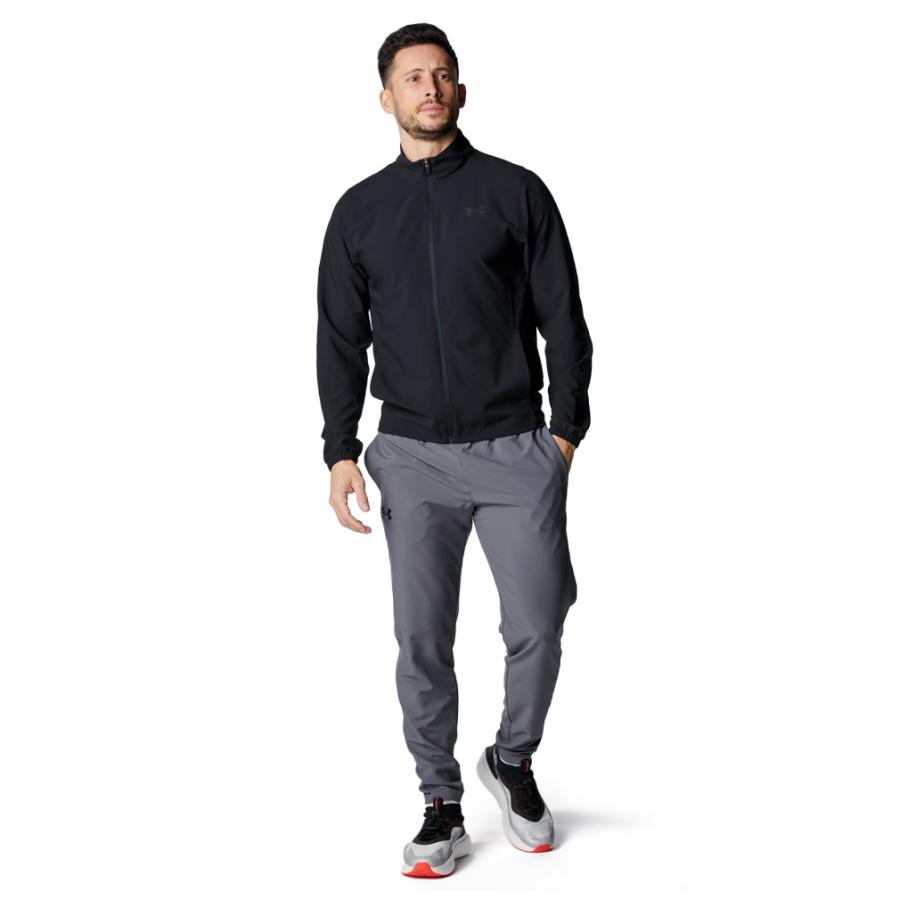 アンダーアーマー クロスジャケット&パンツM グレーブラック UNDER ARMOUR（アンダーアーマー） メンズ クロスジャケット UA