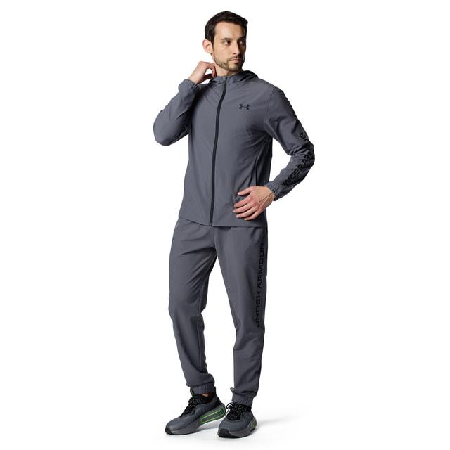 アンダーアーマー クロスジャケット&パンツM グレーブラック UNDER ARMOUR（アンダーアーマー） メンズ クロスジャケット UA