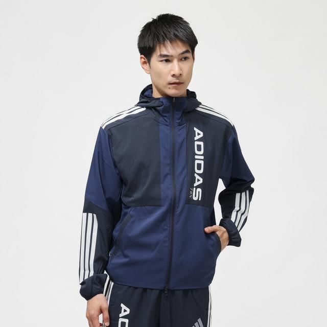 新品　アディダスオリジナル　メンズ　裏メッシュ　スポーティ　ナイロンジャケットM adidas（アディダス） メンズ ウインドジャケット M HYBRID フーディ