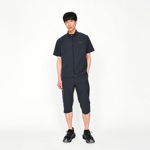 BEAMS DESIGN ブラックウェアセット Lサイズ TIGORA by BEAMS DESIGN メンズ クロスジャケット トレーニング