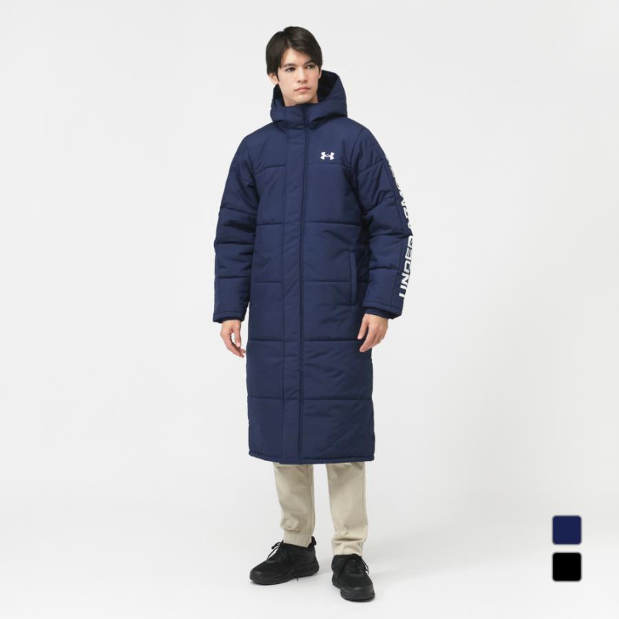 UNDER ARMOUR（アンダーアーマー） メンズ ベンチコート UAロゴ ロング