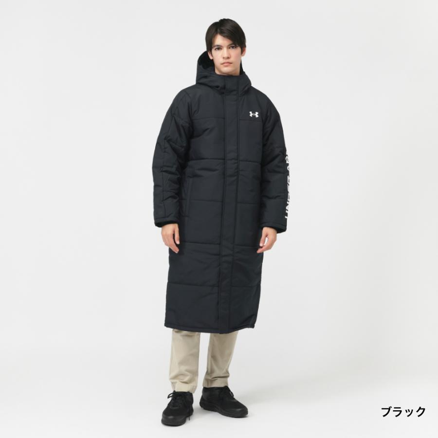 UNDER ARMOUR（アンダーアーマー） メンズ ベンチコート UAロゴ ロング