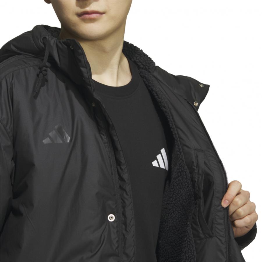 adidas（アディダス） メンズ ベンチコート スリーストライプス ルーズ