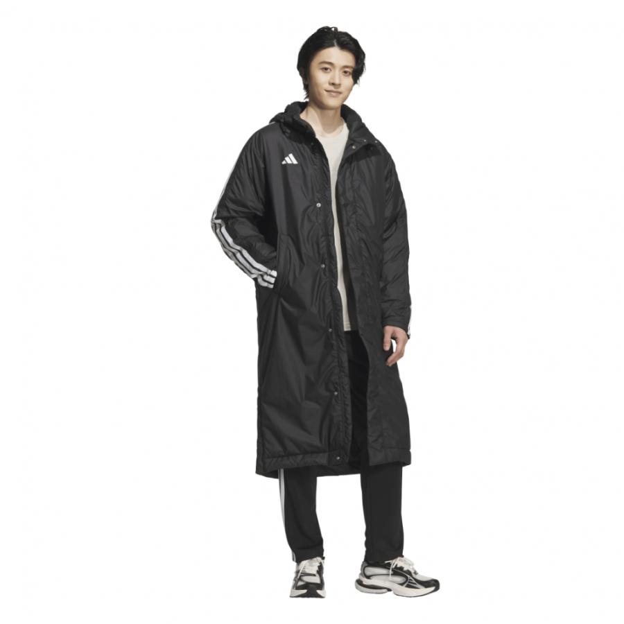 adidas（アディダス） メンズ ベンチコート スリーストライプス ルーズ