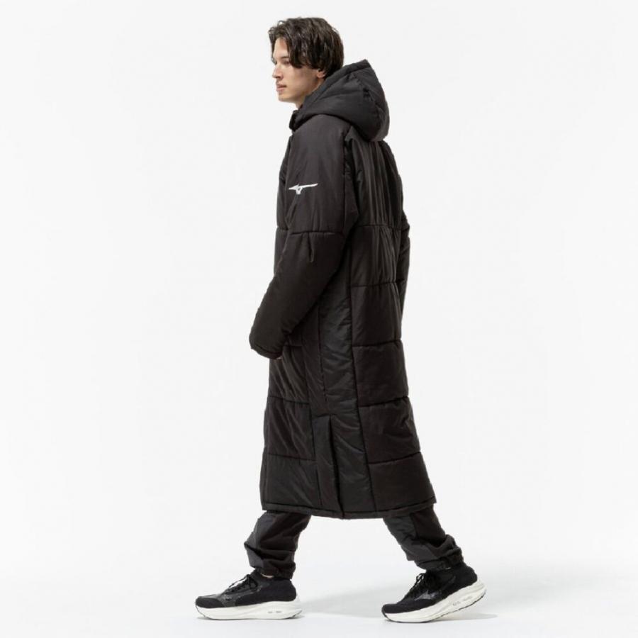 新品未使用 Mizuno ブラック ベンチコート MIZUNO（ミズノ） ベンチコート ジュニア 中綿コート 32MEC950 ロング