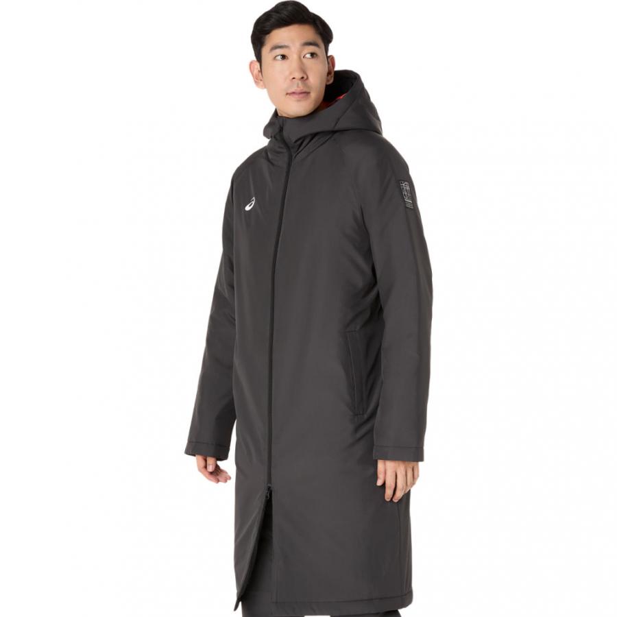 ASICS（アシックス） メンズ ベンチコート 中わたロングコート