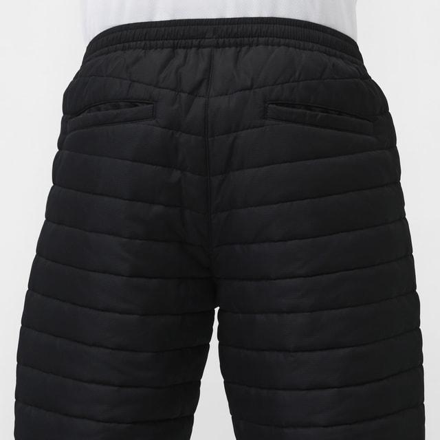 【ブラック】裏起毛 中綿 テーパード ロングパンツ (MENS) TIGORA by BEAMS DESIGN メンズ 中綿パンツ 中綿ロングパンツ TRBM