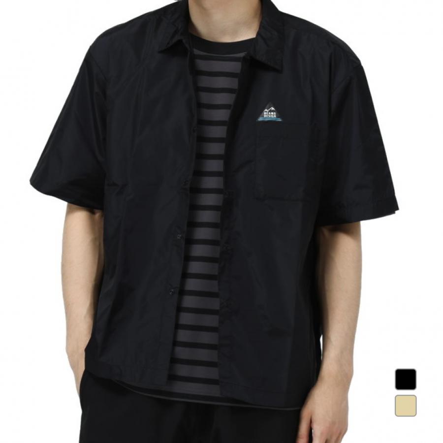 TIGORA by BEAMS DESIGN ティゴラ メンズ 半袖シャツ ストレッチリップ