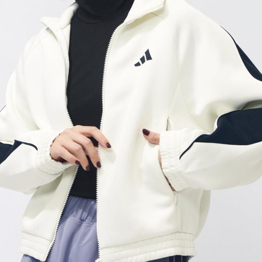 adidas ジップアップジャケット Mサイズ ホワイト/ブラック adidas Youth Entrada 22 Track Jacket - Black/White