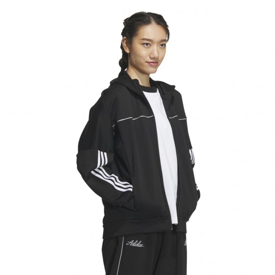 adidas フード付きジャケットネイビー ジュージ上下レディース adidas（アディダス） （レディース）Byd3s ウーブンジャケット 上下