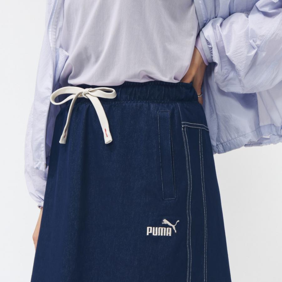 PUMA（プーマ） レディース ジャージ パンツ CORE HERITAGE デニム
