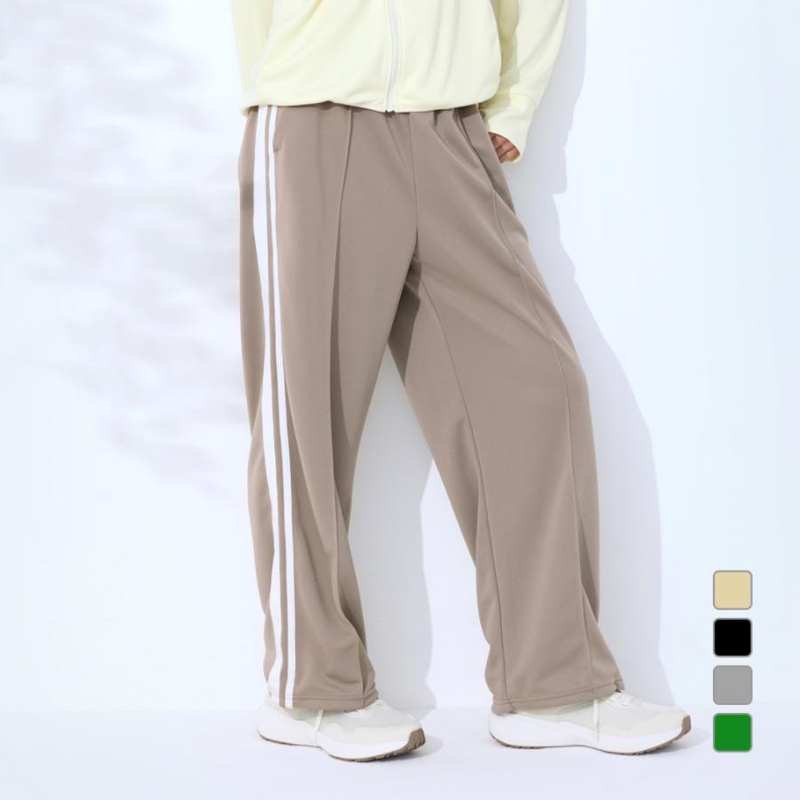 TIGORA（ティゴラ） レディース ジャージ パンツ ワイドトラックパンツ