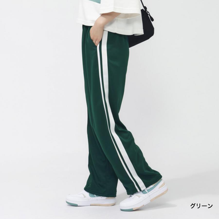 TIGORA（ティゴラ） レディース ジャージ パンツ ワイドトラックパンツ