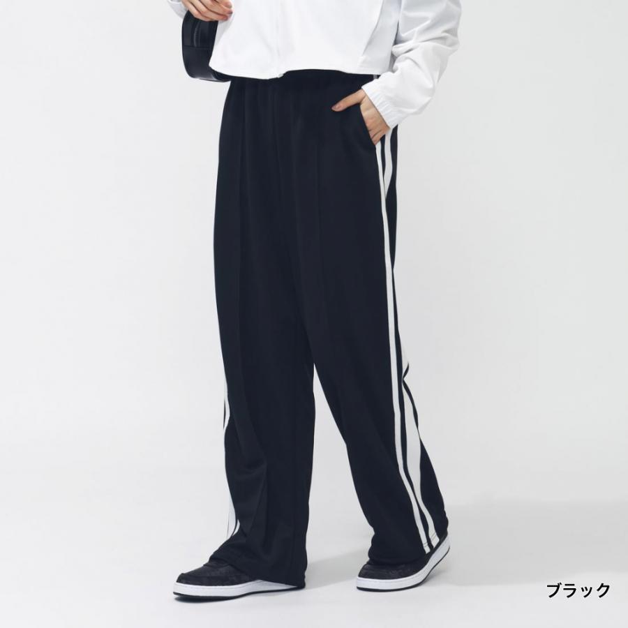 TIGORA（ティゴラ） レディース ジャージ パンツ ワイドトラックパンツ