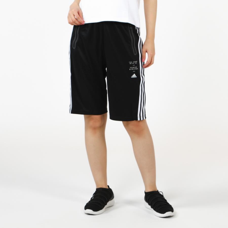 アディダス レディース ジャージハーフパンツ W Mh 3stニットハーフパンツ Gvf48 Fm9735 スポーツウェア ブラック ホワイト Adidas アルペン Paypayモール店 通販 Paypayモール