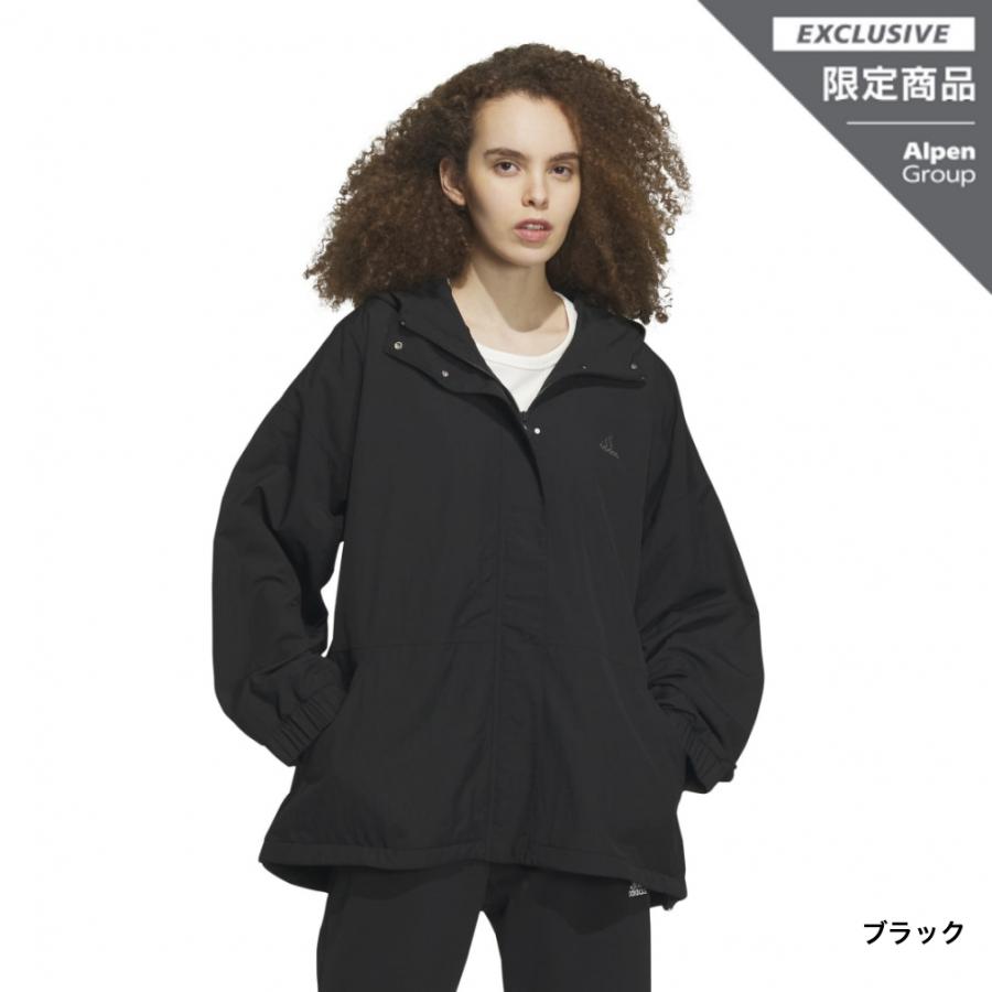 女性用 adidas アディダス スキーウエア ジャケット L adidas（アディダス） レディース ウーブン ルーズフィット ジャケット