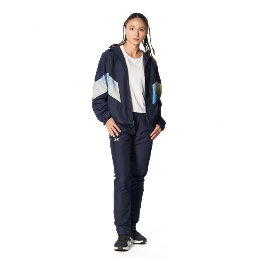 アンダーアーマー レディース ウインドブレーカー 上下セット 1381236 1381237 トレーニングウェア UNDER ARMOUR 上下セット トレーニングウェア