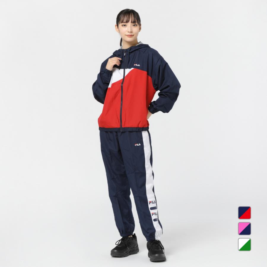 FILA フィラ レディース ウインドブレーカー 上下セット FL FILA フィラ レディース ウインドブレーカー 上下セット FL