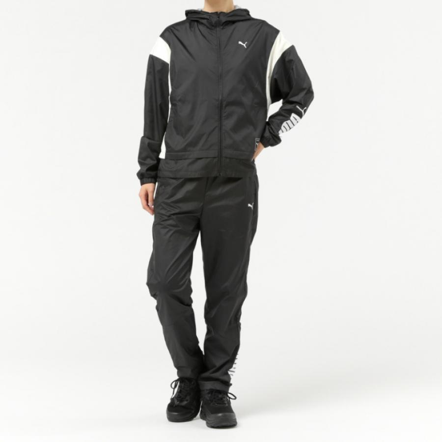 【新品・未使用】PUMA ウラメッシュウーブンジャケット& ウーブンパンツ PUMA（プーマ） レディース ウインドパンツ ウラメッシュウーブン