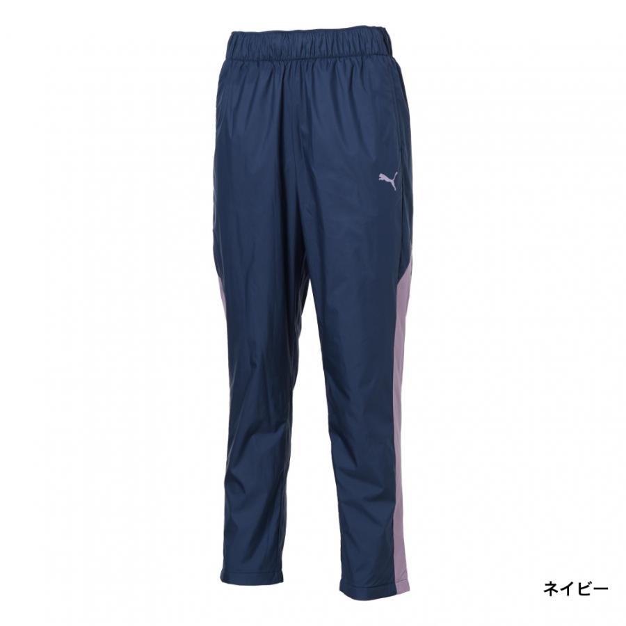 【まだ受付中・送付可能】PUMA プーマ スポーツウェア ウィメンズ L ウインドセル 中綿入りパンツ ロゴプリント 早い者勝ちです✨✨ PUMA（プーマ） レディース ウインドパンツ ウラキモウトリコット