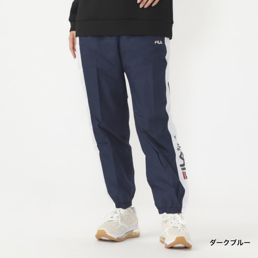 FILA（フィラ） レディース ウインドパンツ 撥水裏トリコットウィンド