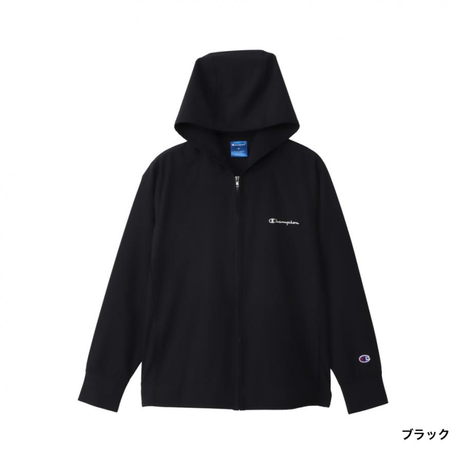チャンピオン メンズ レディース ジップジャケット カジュアルウェア トップス アウター 長袖 撥水 保温 ブラック 黒 ベージュ 送料無料 Champion C3CSC19 Champion（チャンピオン） レディース クロスジャケット ZIP HOODED