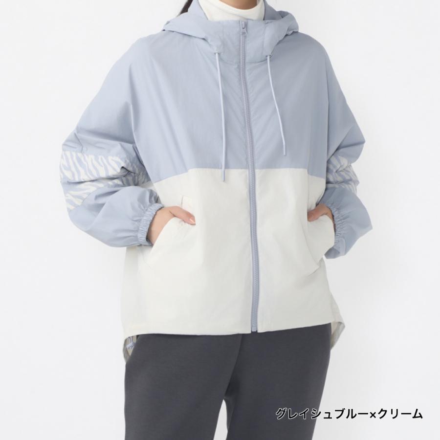 TIGORA ティゴラ レディース クロスジャケット ナイロンフード