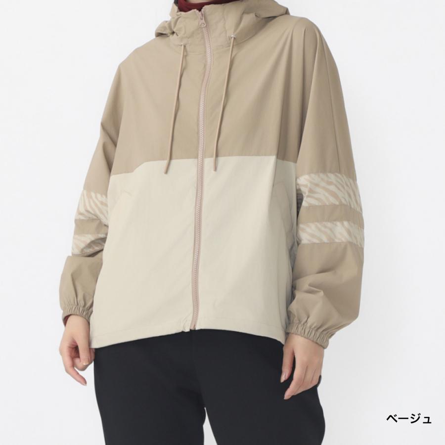 TIGORA（ティゴラ） レディース クロスジャケット ナイロンフード