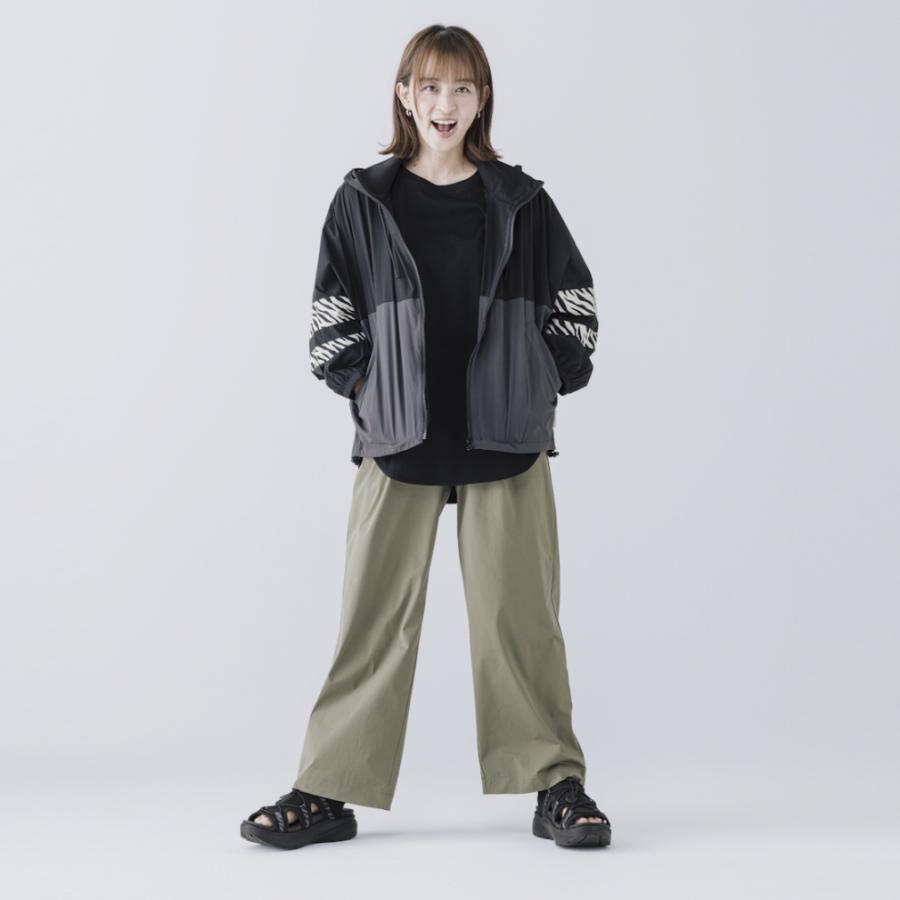 TIGORA（ティゴラ） レディース クロスジャケット ナイロンフード